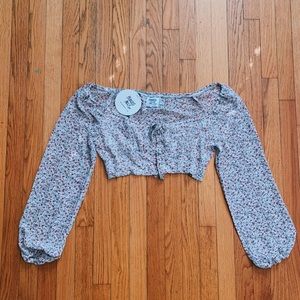 Oakley long sleeve crop top